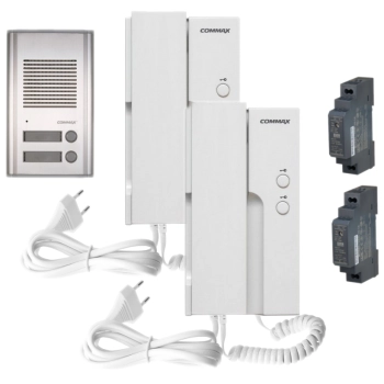 COMMAX 2xDP-2HPR + DR-201AG + HDR-15-12
